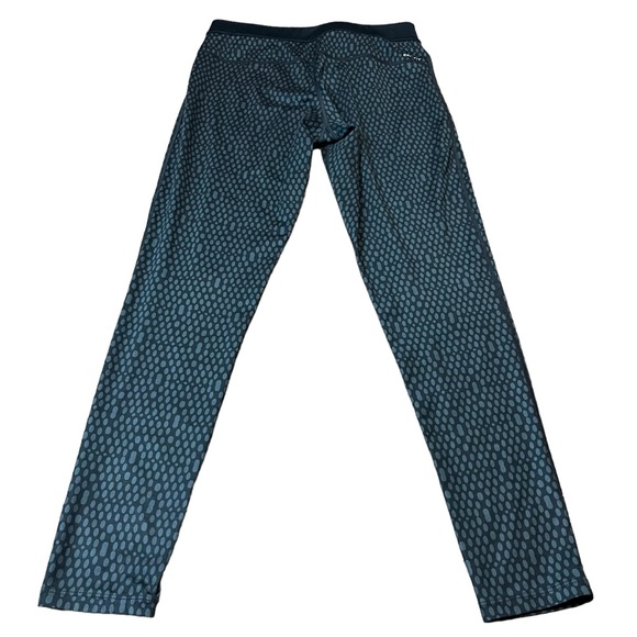 Nike Gray Spotted Full Length Leggings Size L Women - Picture 3 of 10